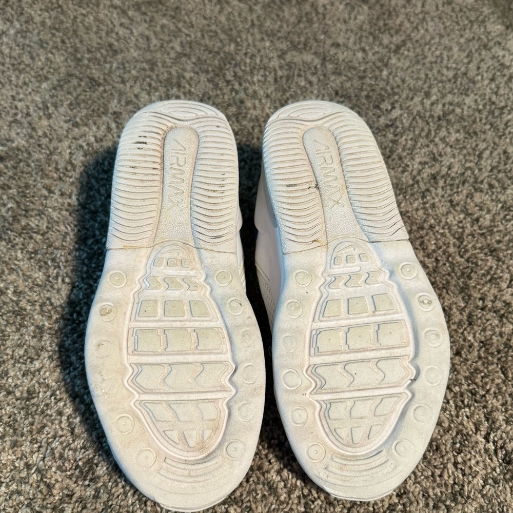 Nike Kid's Air Max Bolt White-Indigo-Volt-Size: 2Y - Picture 3 of 6